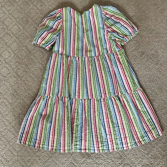 J. Crew crewcuts rainbow striped dress Size 4 - Picture 3 of 5